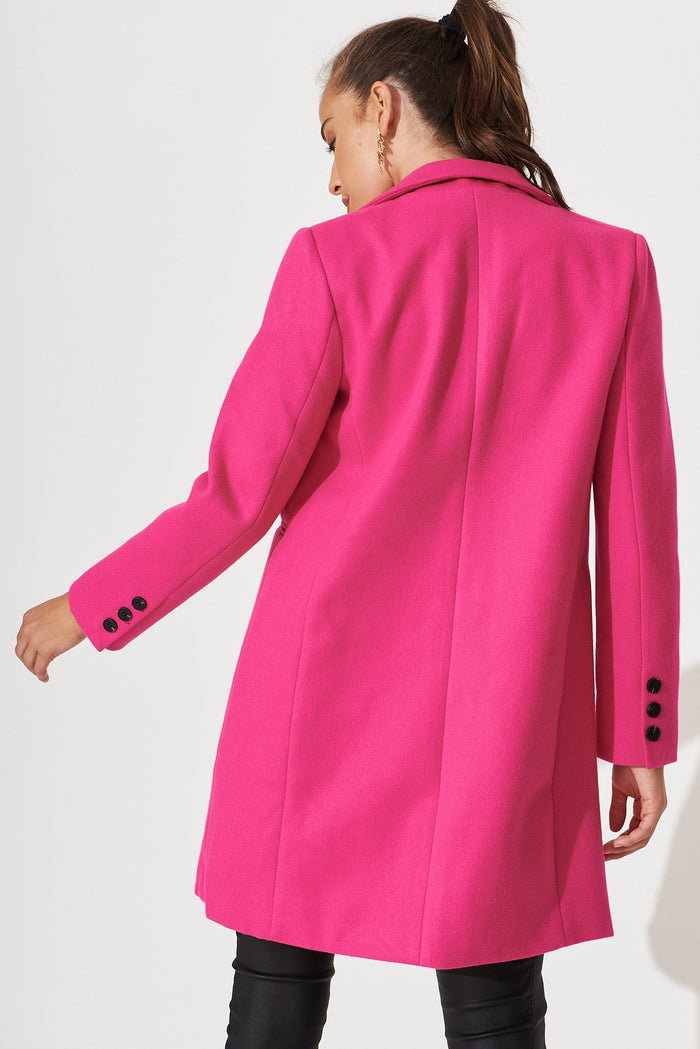 Prato Coat Pink - back