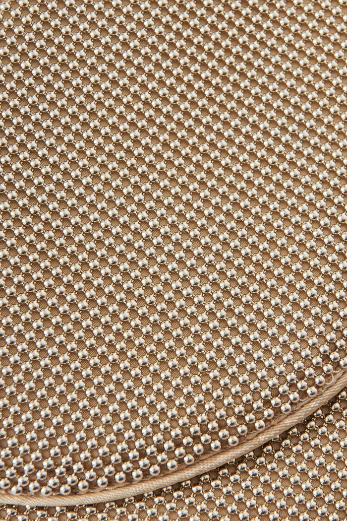 August + Delilah Charlene Envelope Clutch Bag In Gold - St Frock (Dev)