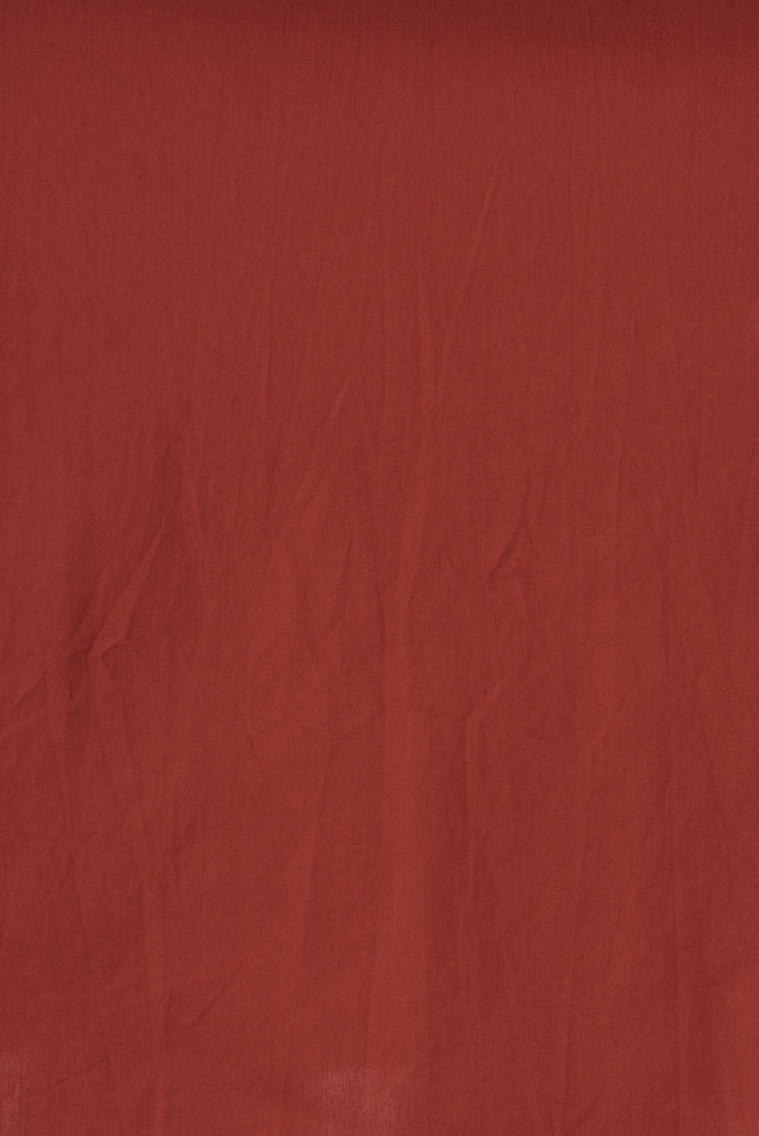 Cammeray Midi Dress In Rust Cotton - fabric