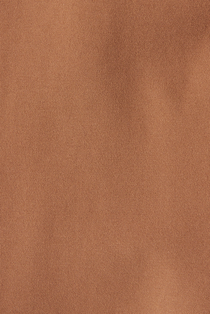 Lynda Jacket In Tan - fabric