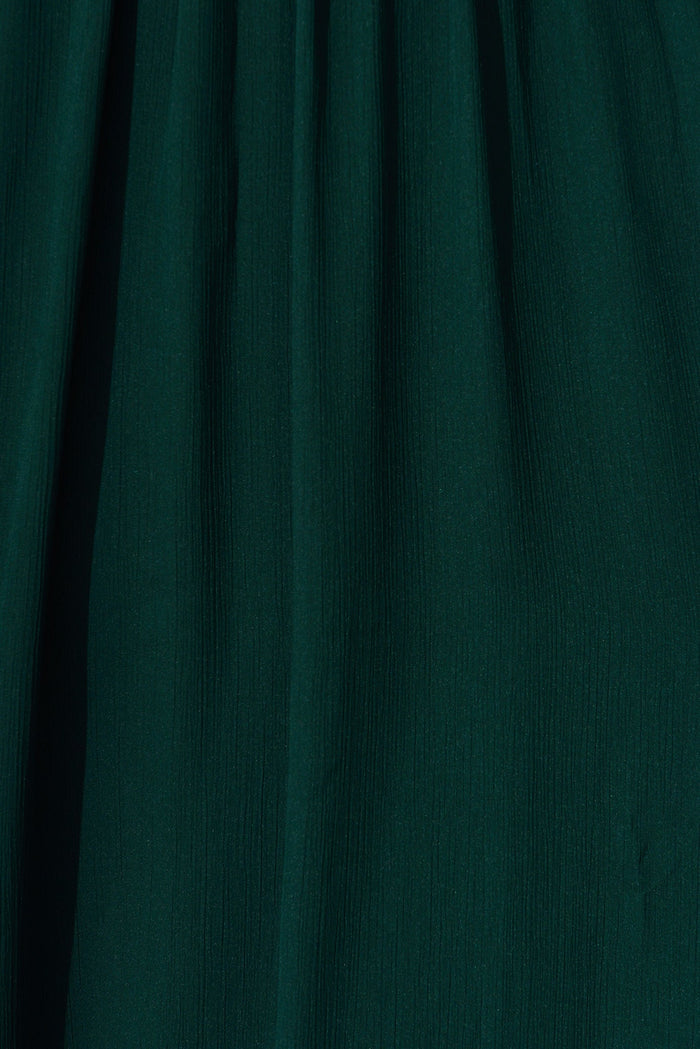 Grenada Maxi Dress In Emerald - fabric