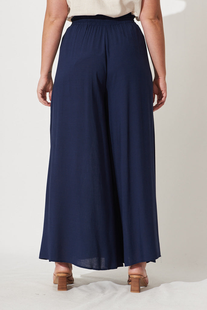 Mariah Pant In Navy - back